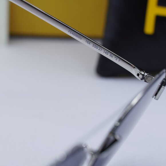 Final Price! Fendi FE40060U 16X Silver/Blue Sunglasses - Picture 8 of 12